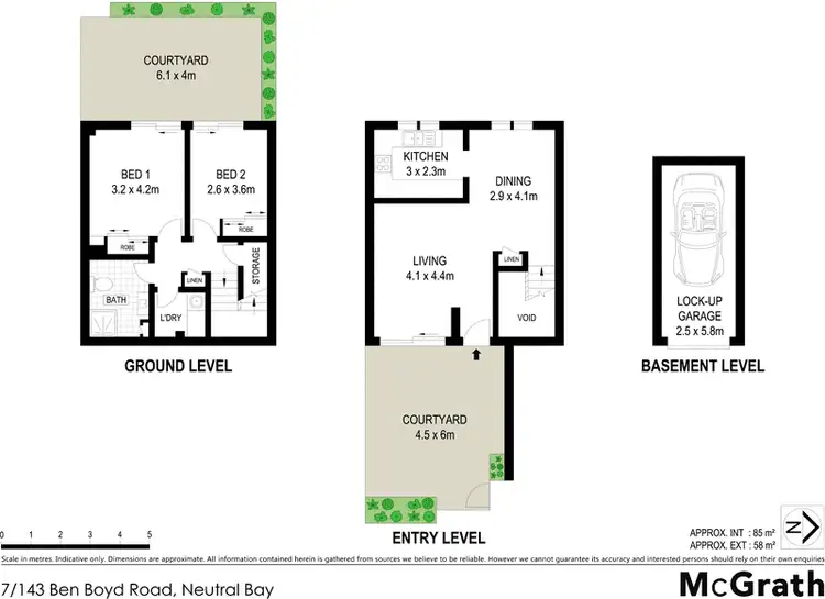 Floorplan of Homely apartment listing, 7/143 Ben Boyd Road, Neutral Bay NSW 2089