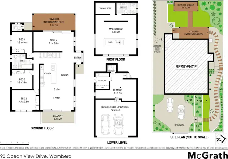 Floorplan of Homely house listing, 90 Ocean View Drive, Wamberal NSW 2260