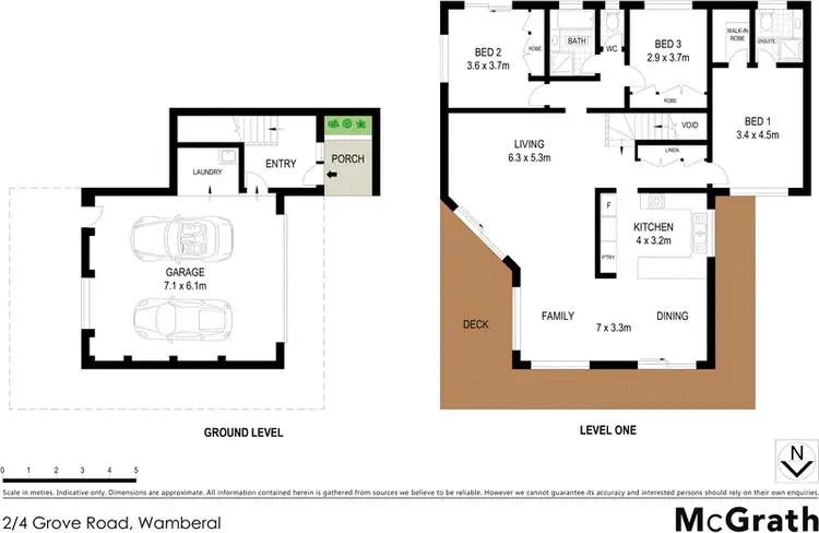Floorplan of Homely townhouse listing, 2/4 Grove Road, Wamberal NSW 2260