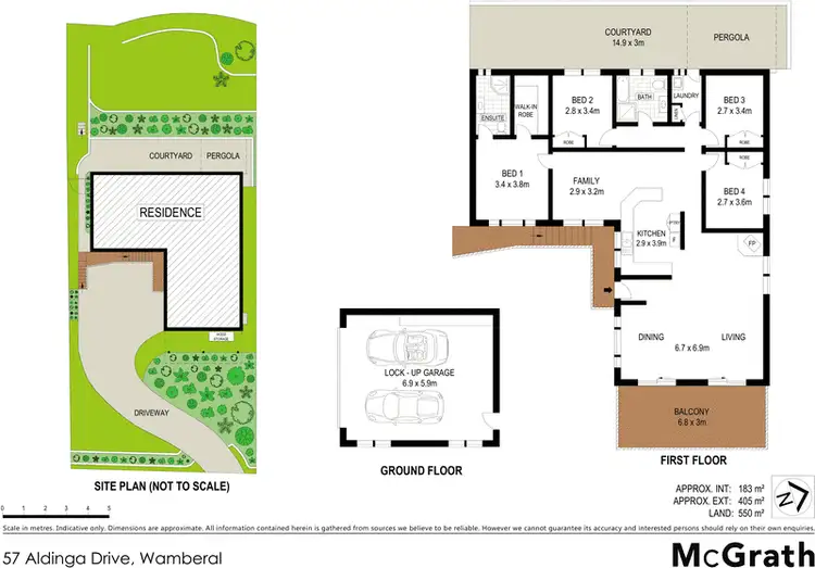 Floorplan of Homely house listing, 57 Aldinga Drive, Wamberal NSW 2260