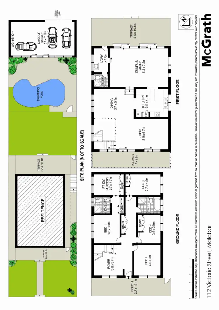 Floorplan of Homely house listing, 112 Victoria Street, Malabar NSW 2036