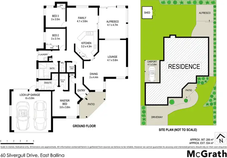 Floorplan of Homely house listing, 60 Silvergull Drive, East Ballina NSW 2478