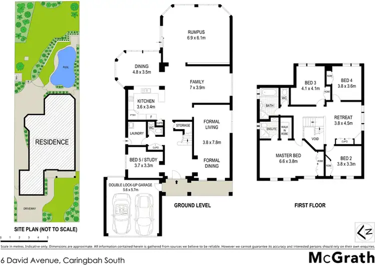 Floorplan of Homely house listing, 6 David Avenue, Caringbah South NSW 2229