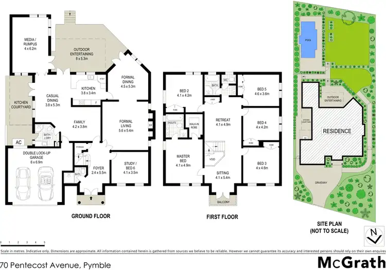 Floorplan of Homely house listing, 70 Pentecost Avenue, Pymble NSW 2073