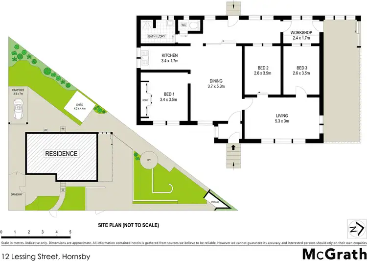 Floorplan of Homely house listing, 12 Lessing Street, Hornsby NSW 2077