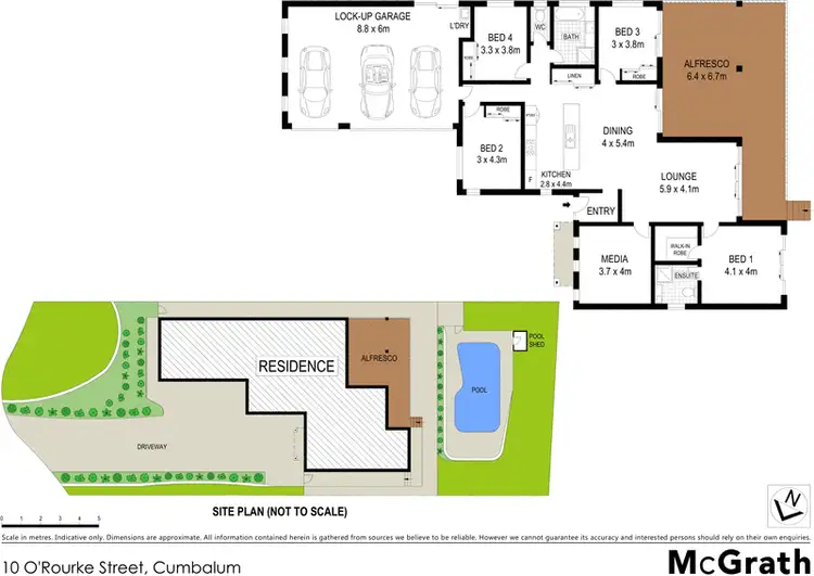 Floorplan of Homely house listing, 10 O'Rourke Street, Cumbalum NSW 2478