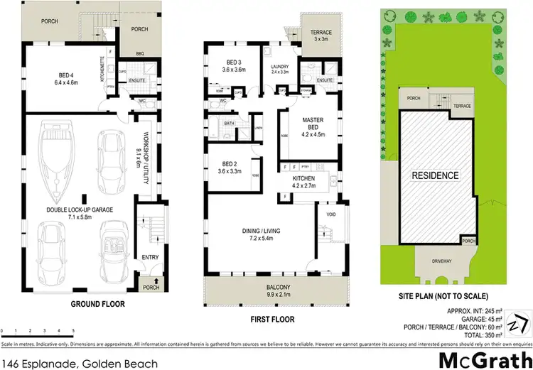 Floorplan of Homely house listing, 146 Esplanade, Golden Beach QLD 4551