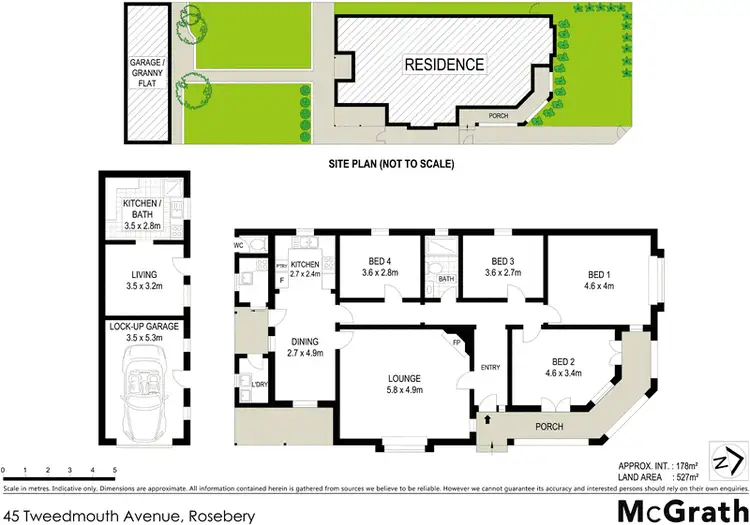Floorplan of Homely house listing, 45 Tweedmouth Avenue, Rosebery NSW 2018