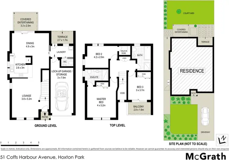 Floorplan of Homely townhouse listing, 51 Coffs Harbour Avenue, Hoxton Park NSW 2171