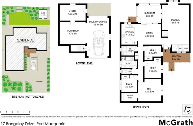 Floorplan of Homely house listing, 17 Bangalay Drive, Port Macquarie NSW 2444