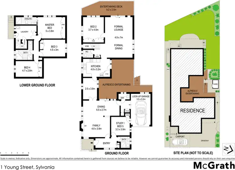 Floorplan of Homely house listing, 1 Young Street, Sylvania NSW 2224