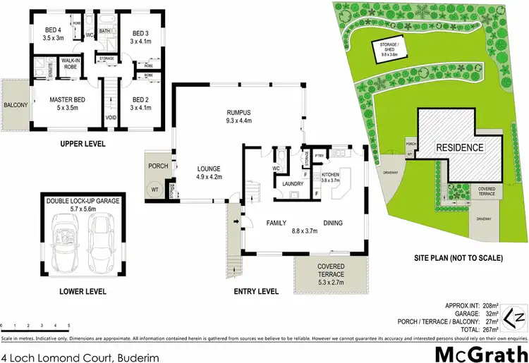 Floorplan of Homely house listing, 4 Loch Lomond Court, Buderim QLD 4556