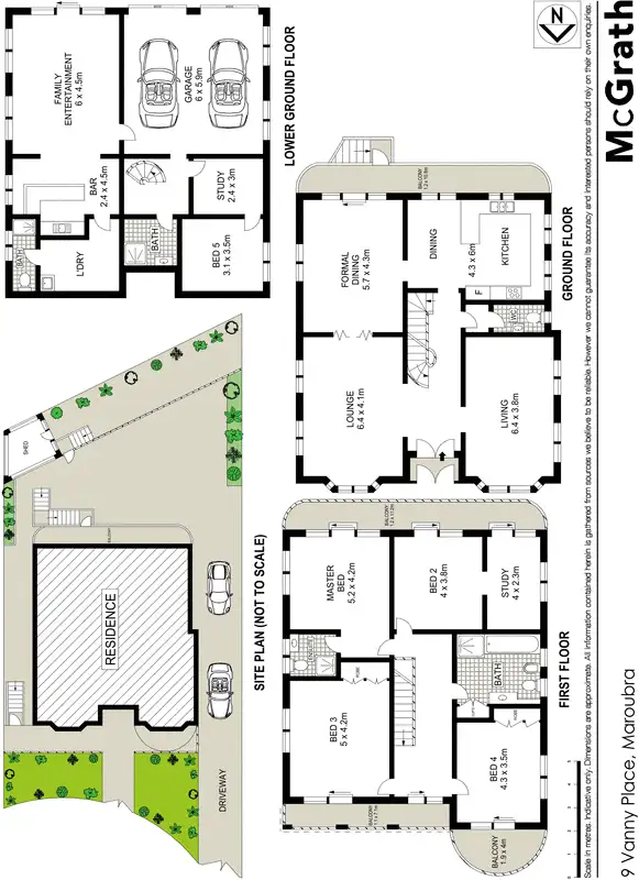 Floorplan of Homely house listing, 9 Vanny Place, Maroubra NSW 2035