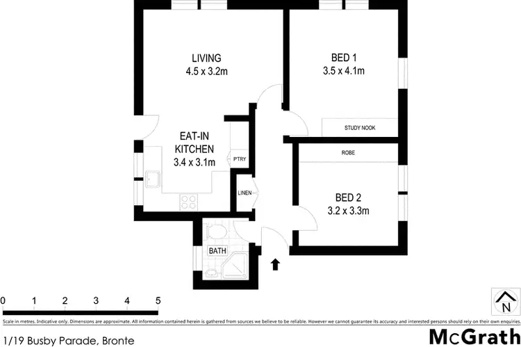 Floorplan of Homely apartment listing, 1/19 Busby Parade, Bronte NSW 2024