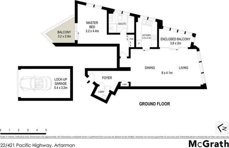 Floorplan of Homely apartment listing, 22/421 Pacific Highway, Artarmon NSW 2064