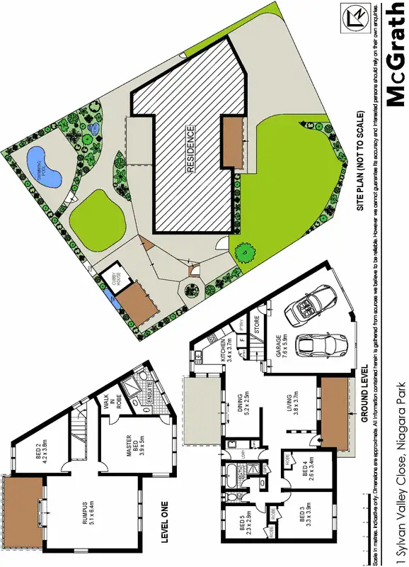Floorplan of Homely house listing, 1 Sylvan Valley Close, Niagara Park NSW 2250