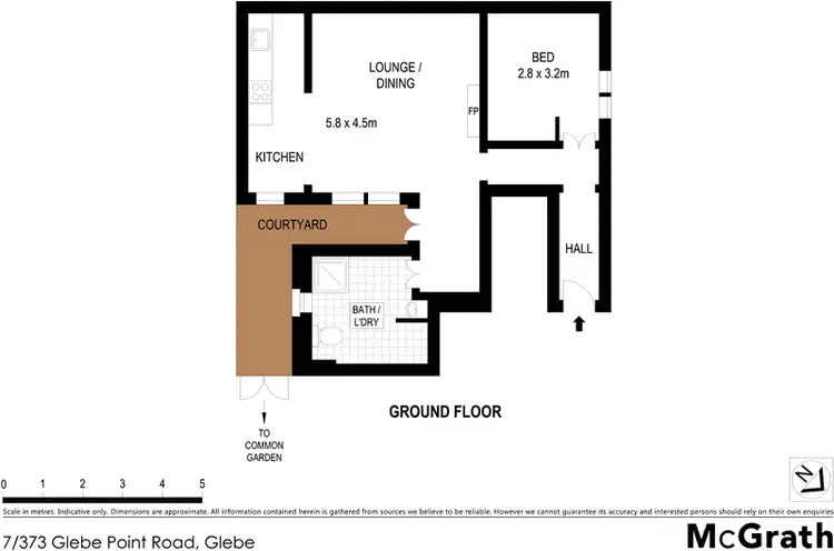 Floorplan of Homely apartment listing, 7/373 Glebe Point Road, Glebe NSW 2037