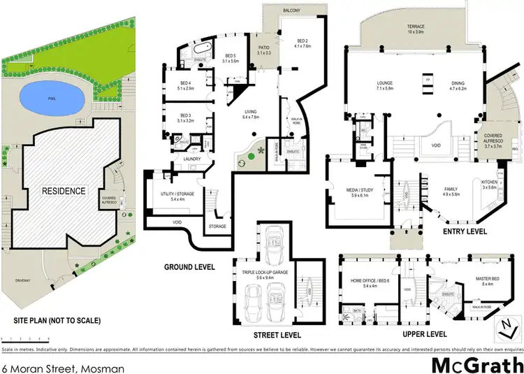 Floorplan of Homely house listing, 6 Moran Street, Mosman NSW 2088