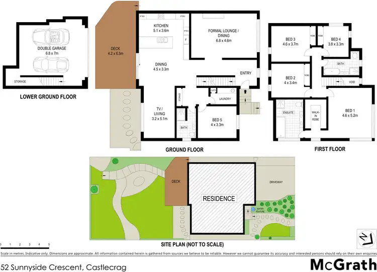 Floorplan of Homely house listing, 52 Sunnyside Crescent, Castlecrag NSW 2068