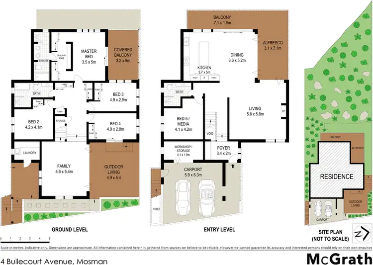 Floorplan of Homely house listing, 4 Bullecourt Avenue, Mosman NSW 2088