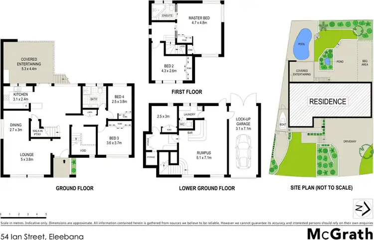 Floorplan of Homely house listing, 54 Ian Street, Eleebana NSW 2282