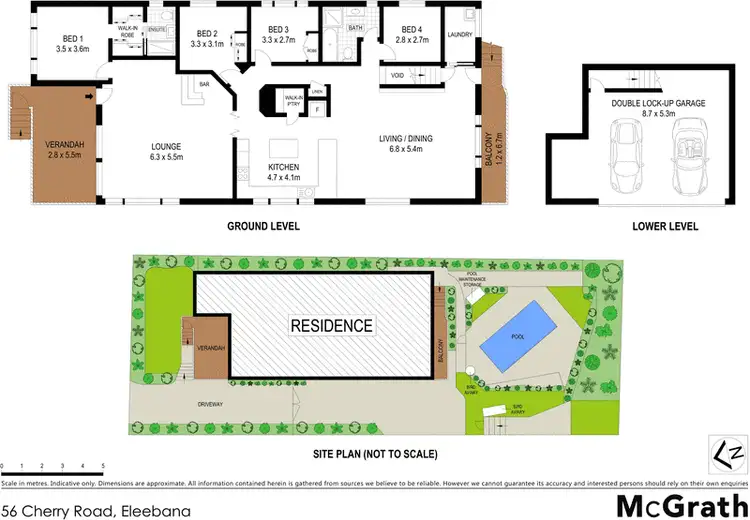 Floorplan of Homely house listing, 56 Cherry Road, Eleebana NSW 2282