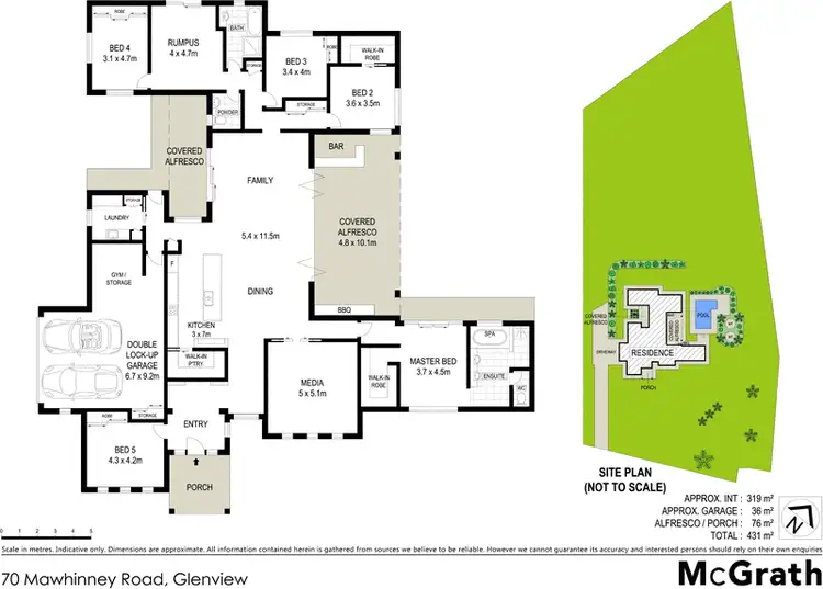 Floorplan of Homely house listing, 70 Mawhinney Road, Glenview QLD 4553