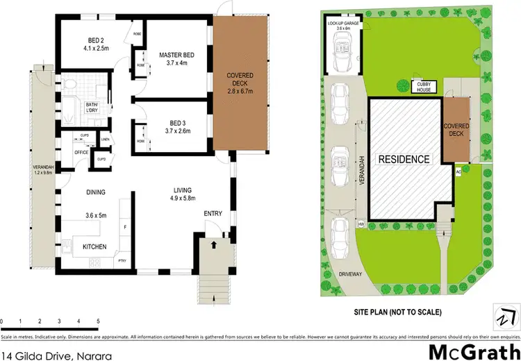 Floorplan of Homely house listing, 14 Gilda Drive, Narara NSW 2250