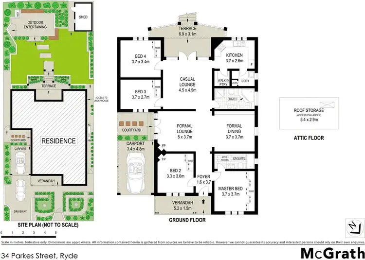 Floorplan of Homely house listing, 34 Parkes Street, Ryde NSW 2112