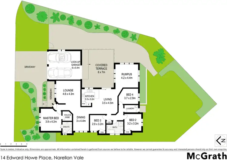 Floorplan of Homely house listing, 14 Edward Howe Place, Narellan Vale NSW 2567
