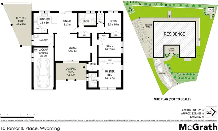 Floorplan of Homely house listing, 10 Tamarisk Place, Wyoming NSW 2250