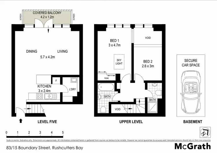 Floorplan of Homely apartment listing, 83/15 Boundary Street, Darlinghurst NSW 2010
