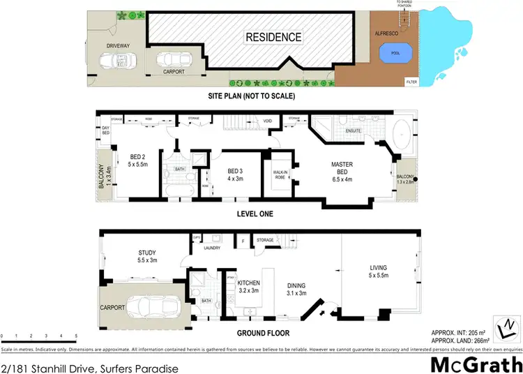 Floorplan of Homely villa listing, 2/181 Stanhill Drive, Chevron Island QLD 4217