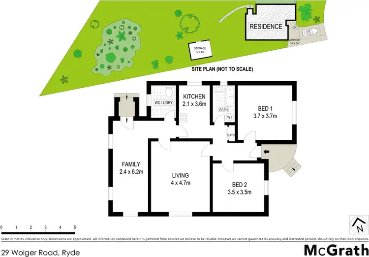 Floorplan of Homely house listing, 29 Wolger Road, Ryde NSW 2112