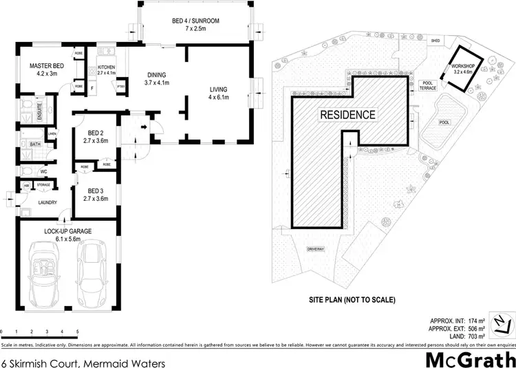 Floorplan of Homely house listing, 6 Skirmish Court, Mermaid Waters QLD 4218