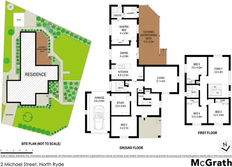 Floorplan of Homely house listing, 2 Michael Street, North Ryde NSW 2113