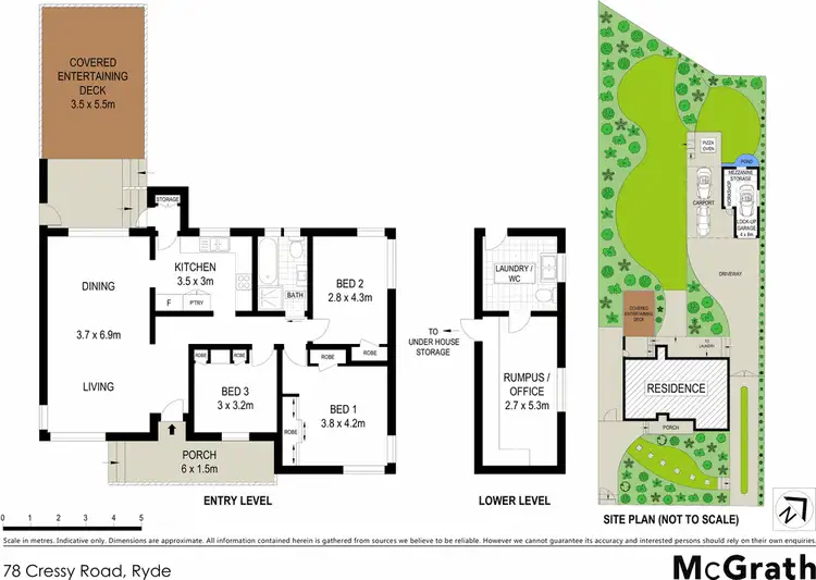 Floorplan of Homely house listing, 78 Cressy Road, Ryde NSW 2112