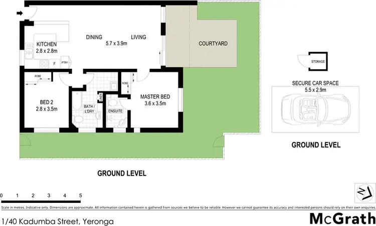 Floorplan of Homely apartment listing, 1/40 Kadumba Street, Yeronga QLD 4104