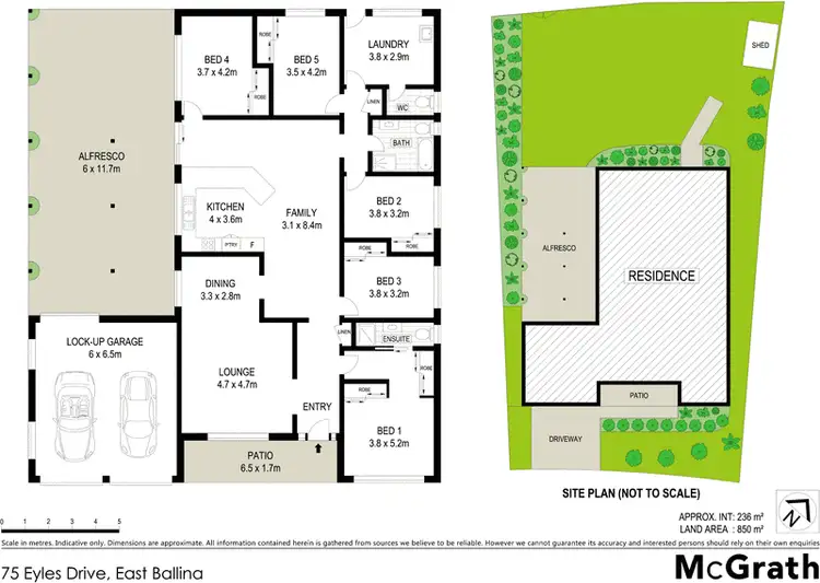 Floorplan of Homely house listing, 75 Eyles Drive, East Ballina NSW 2478