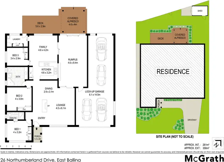 Floorplan of Homely house listing, 26 Northumberland Drive, East Ballina NSW 2478