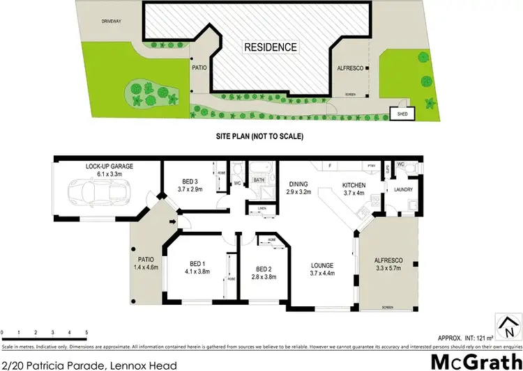 Floorplan of Homely villa listing, 2/20 Patricia Parade, Lennox Head NSW 2478