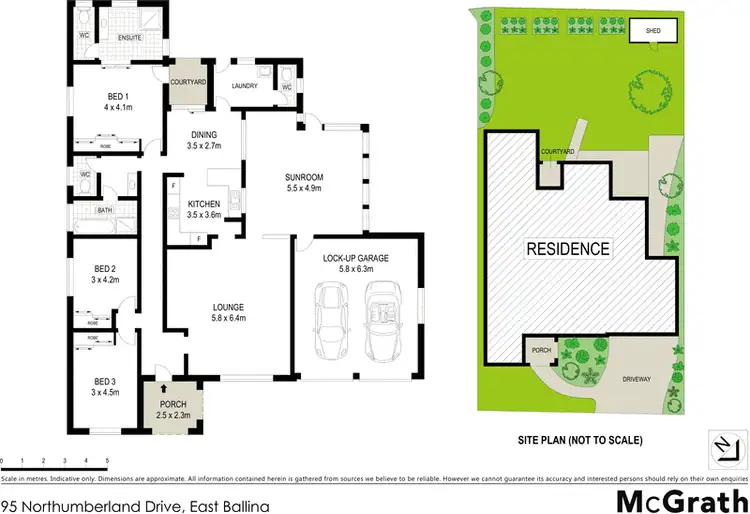 Floorplan of Homely house listing, 95 Northumberland Drive, East Ballina NSW 2478