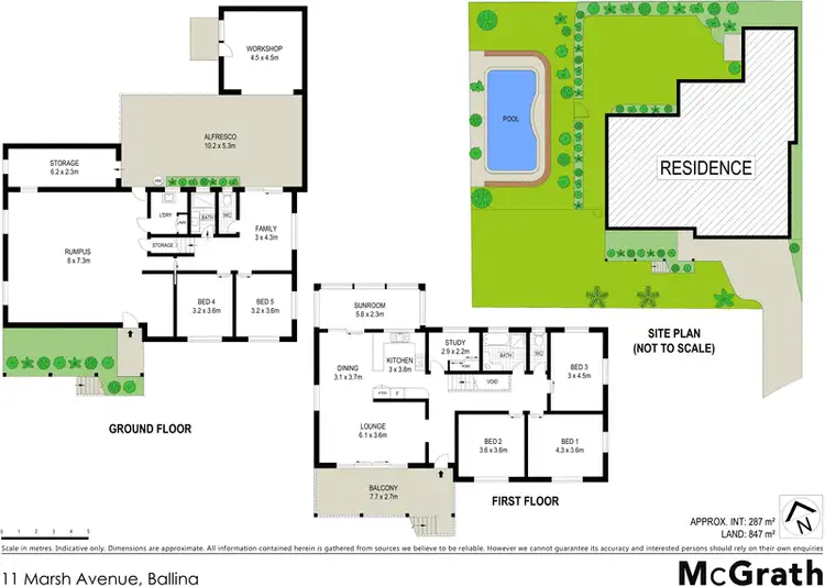 Floorplan of Homely house listing, 11 Marsh Avenue, Ballina NSW 2478