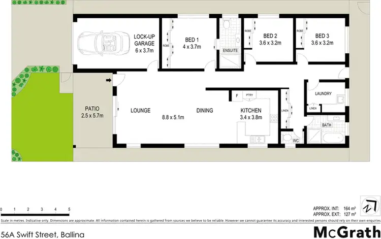 Floorplan of Homely villa listing, 56A Swift Street, Ballina NSW 2478