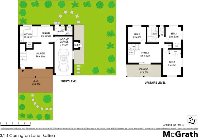 Floorplan of Homely townhouse listing, 3/14 Carrington Lane, Ballina NSW 2478
