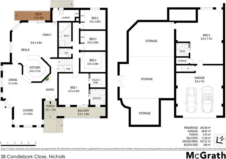 Floorplan of Homely house listing, 38 Candlebark Close, Nicholls ACT 2913