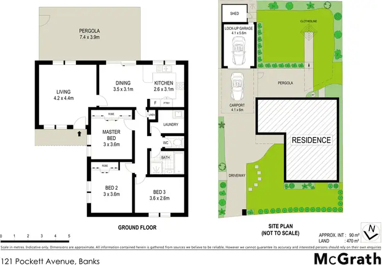 Floorplan of Homely house listing, 121 Pockett Avenue, Banks ACT 2906