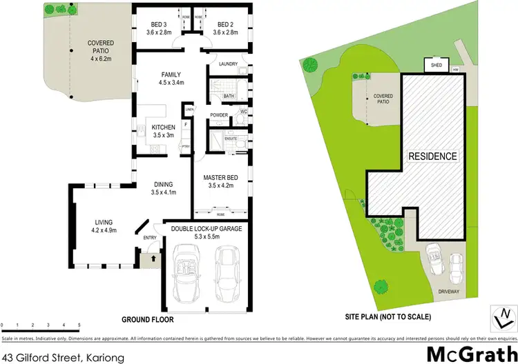 Floorplan of Homely house listing, 43 Gilford Street, Kariong NSW 2250