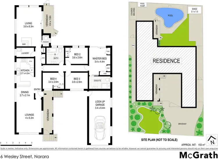 Floorplan of Homely house listing, 6 Wesley Street, Narara NSW 2250