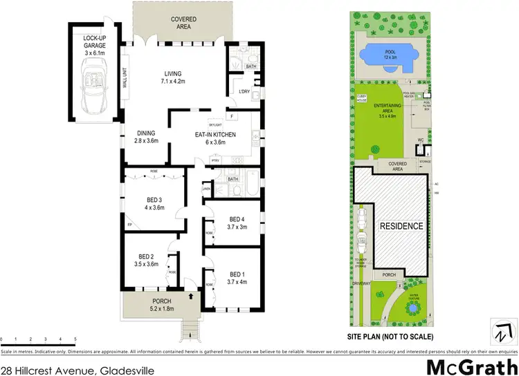 Floorplan of Homely house listing, 28 Hillcrest Avenue, Gladesville NSW 2111